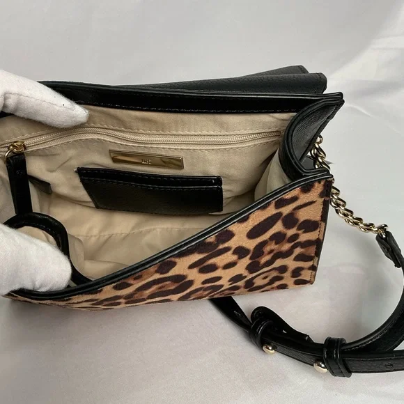 I.N.C. INTERNATIONAL CONCEPTS Sibbell Crossbody Bag Leopard New - Picture 11 of 13